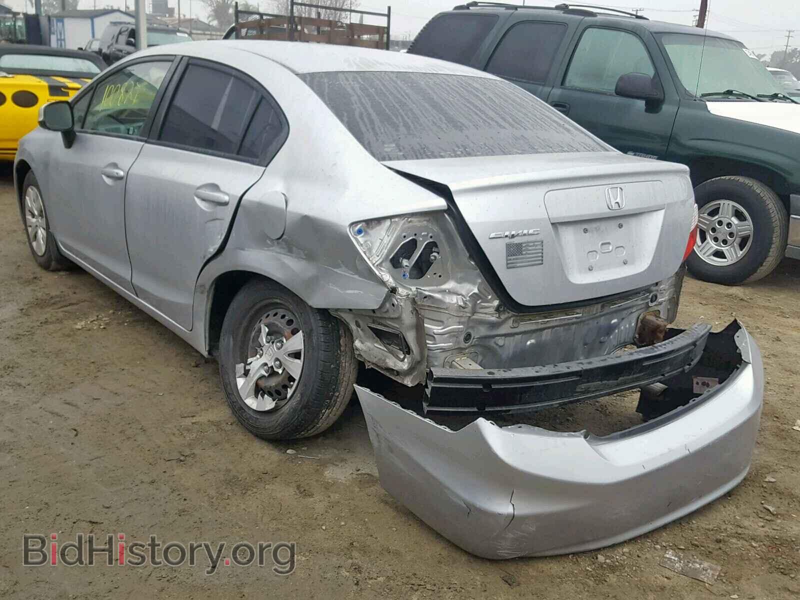 2012 HONDA CIVIC LX - VIN: 2HGFB2F57CH322929 - Фото 3