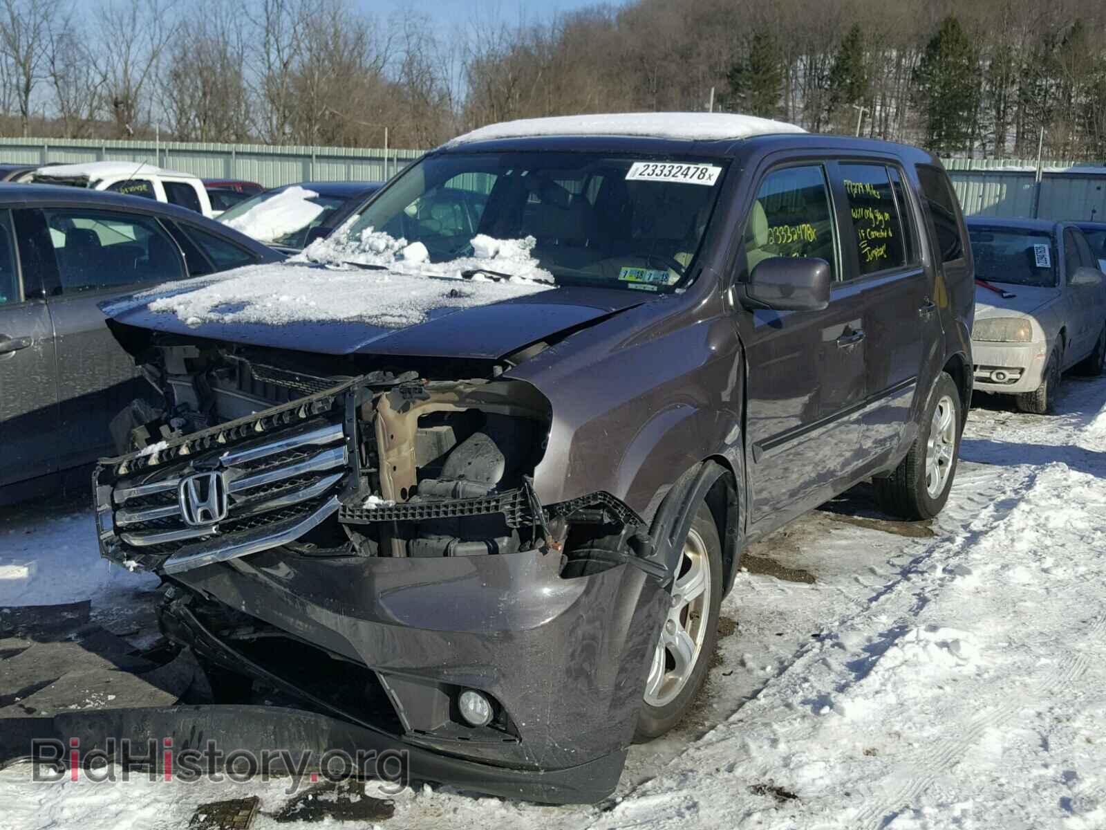 2013 HONDA PILOT - VIN: 5FNYF4H55DB004626 - Фото 2