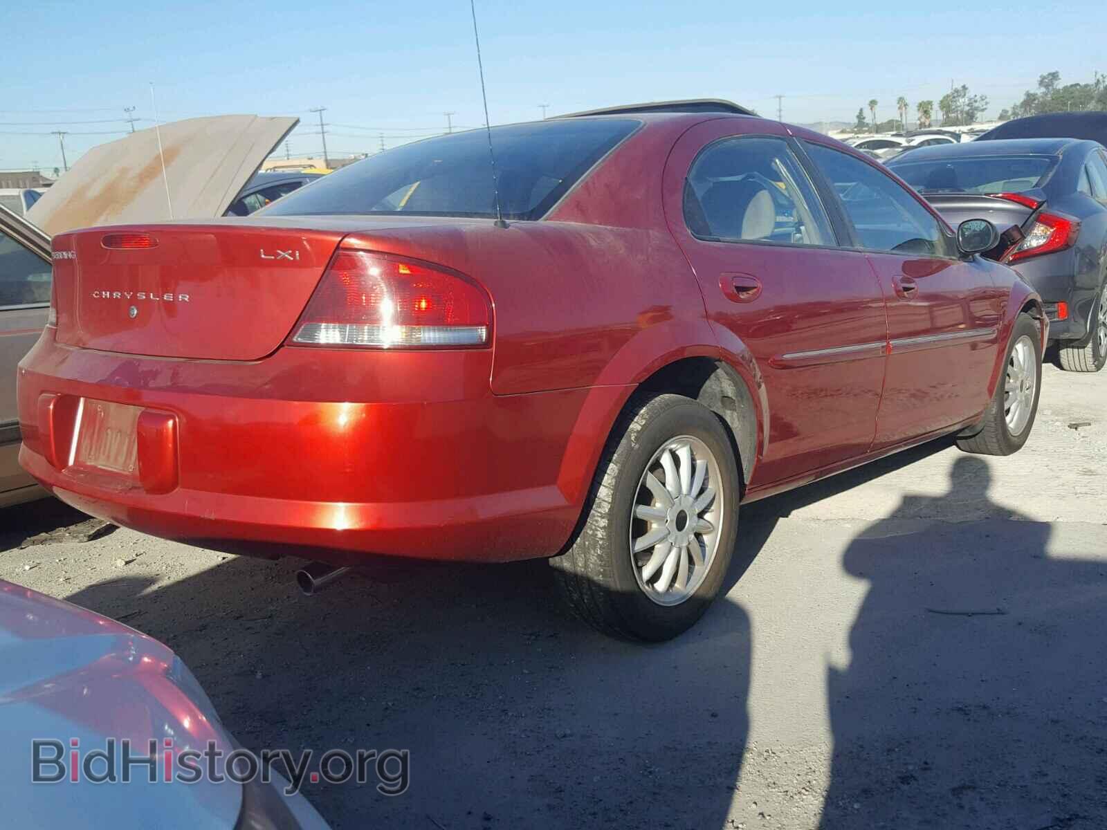 2002 CHRYSLER SEBRING - VIN: 1C3EL56R42N230179 - Фото 4