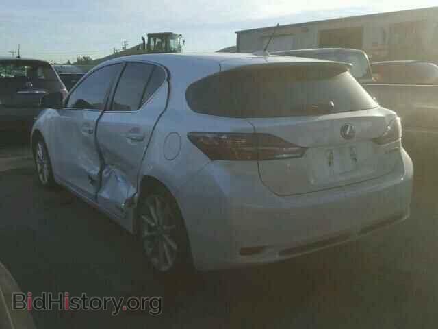 2012 LEXUS CT 200 - VIN: JTHKD5BH3C2089101 - Фото 3