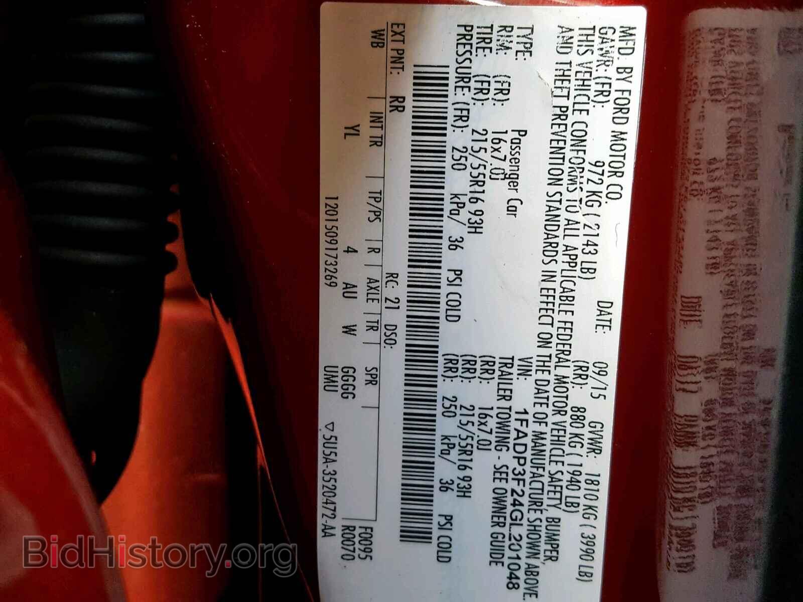 2016 FORD FOCUS SE - VIN: 1FADP3F24GL201048 - Фото 10