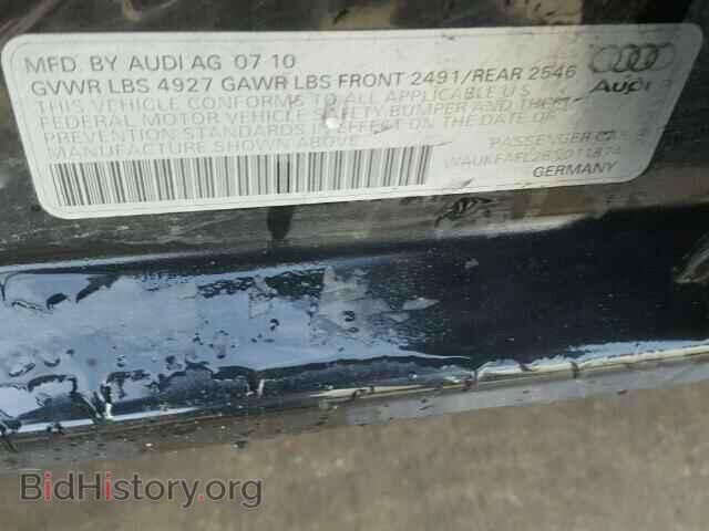 2011 AUDI A4 - VIN: WAUKFAFL2BN011874 - Фото 10