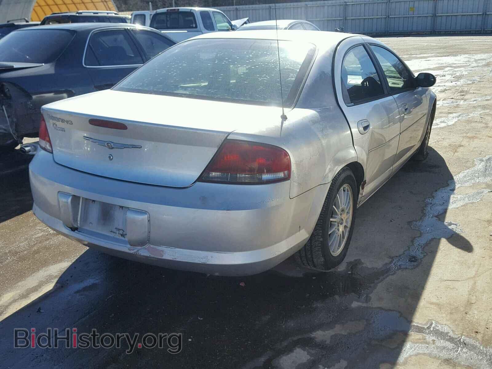 2004 CHRYSLER SEBRING - VIN: 1C3EL46X84N375415 - Фото 4