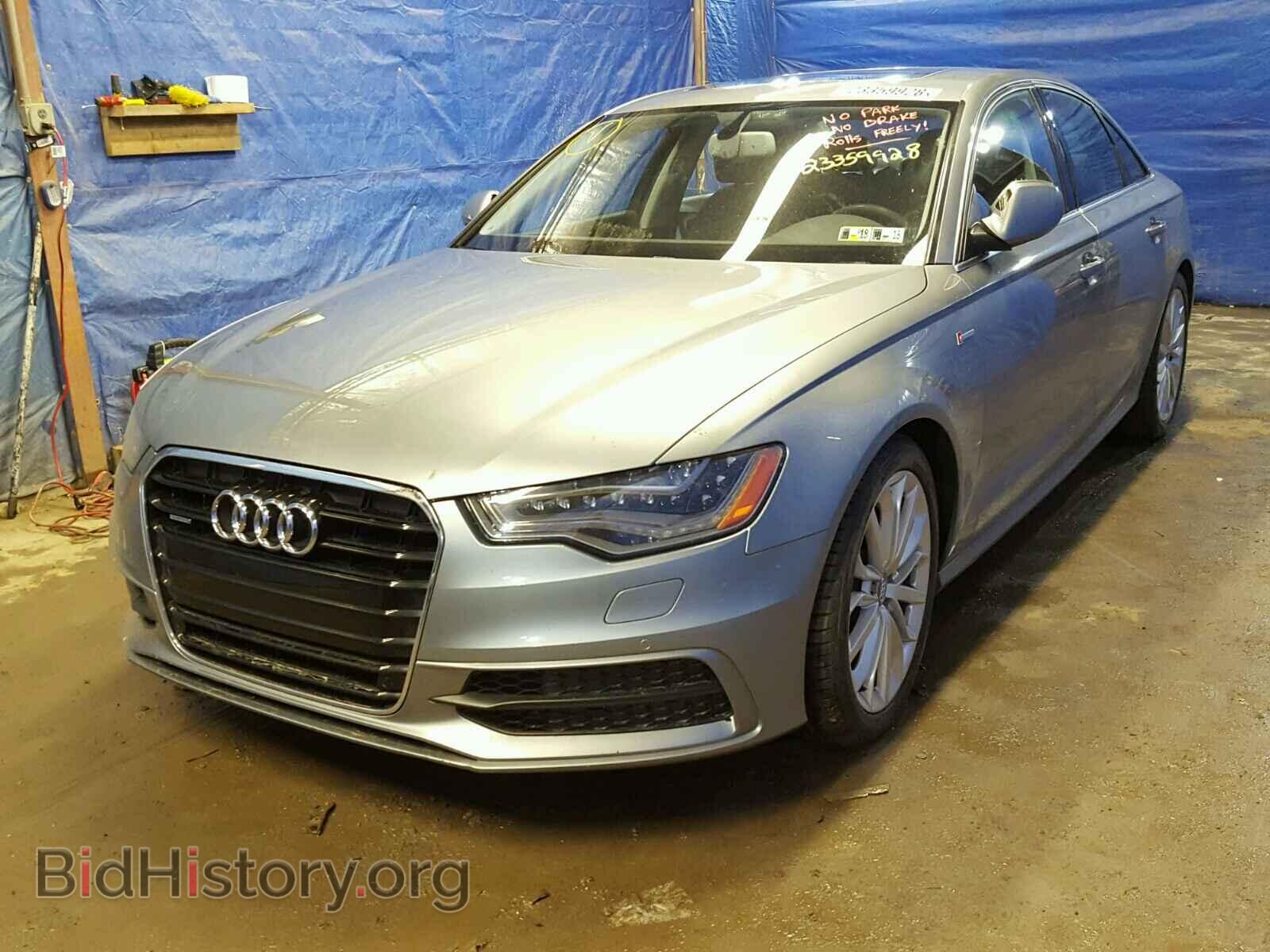 2012 AUDI A6 - VIN: WAUBGAFC1CN010424 - Фото 2