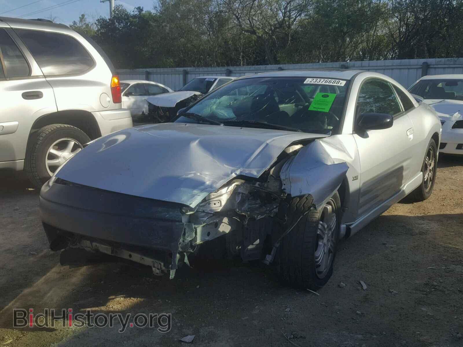 2002 MITSUBISHI ECLIPSE - VIN: 4A3AC84H82E095842 - Фото 2