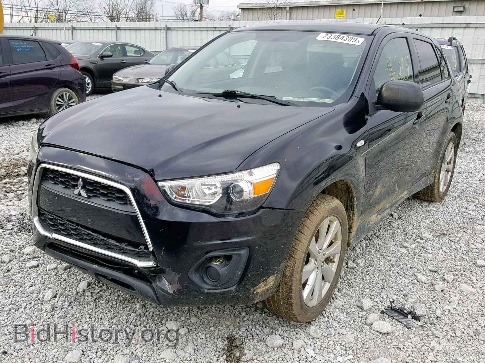 2013 MITSUBISHI OUTLANDER - VIN: 4A4AP3AU7DE019374 - Фото 2