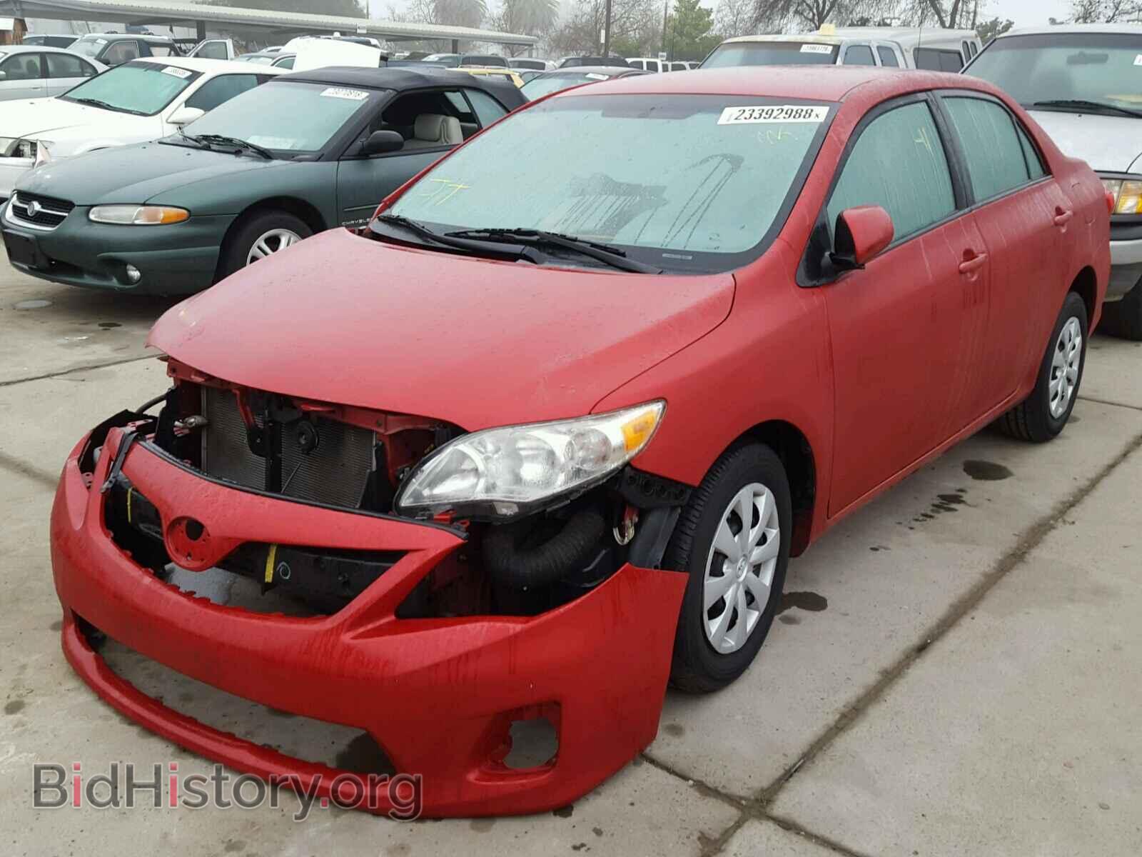 2011 TOYOTA COROLLA BA - VIN: 2T1BU4EE2BC565108 - Фото 2