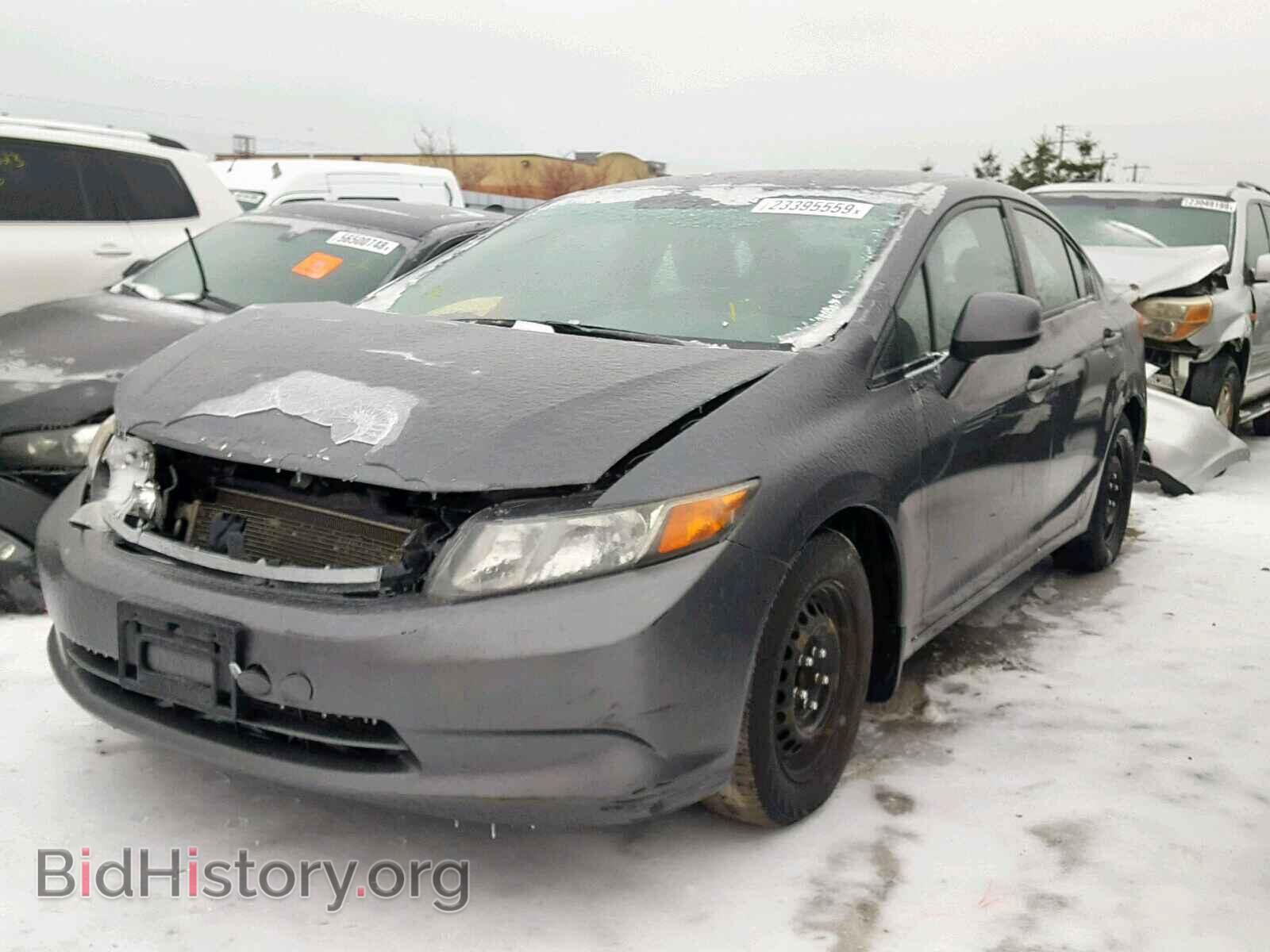2012 HONDA CIVIC LX - VIN: 2HGFB2F41CH102399 - Фото 2