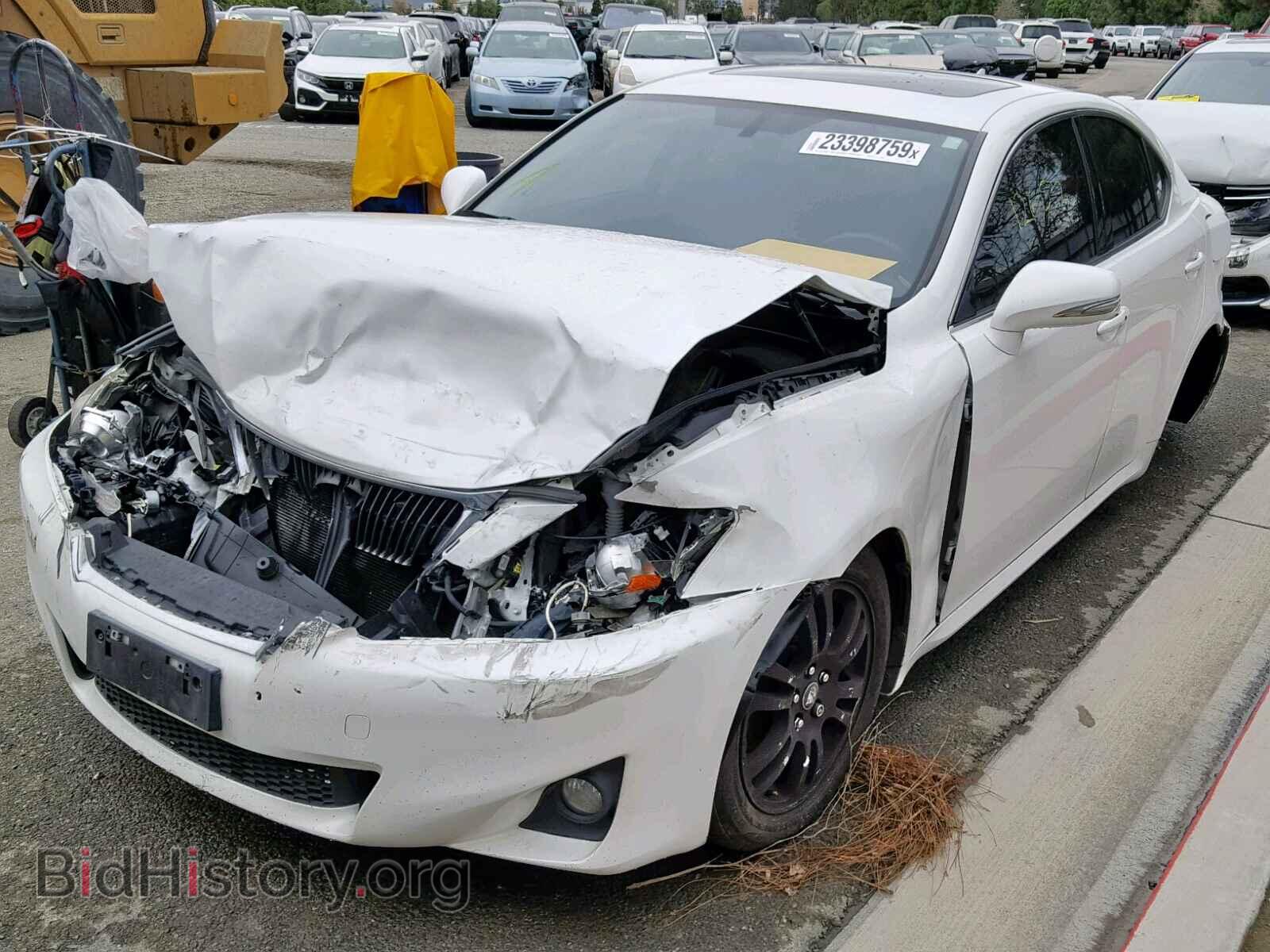 2011 LEXUS IS 250 - VIN: JTHBF5C25B5154905 - Фото 2