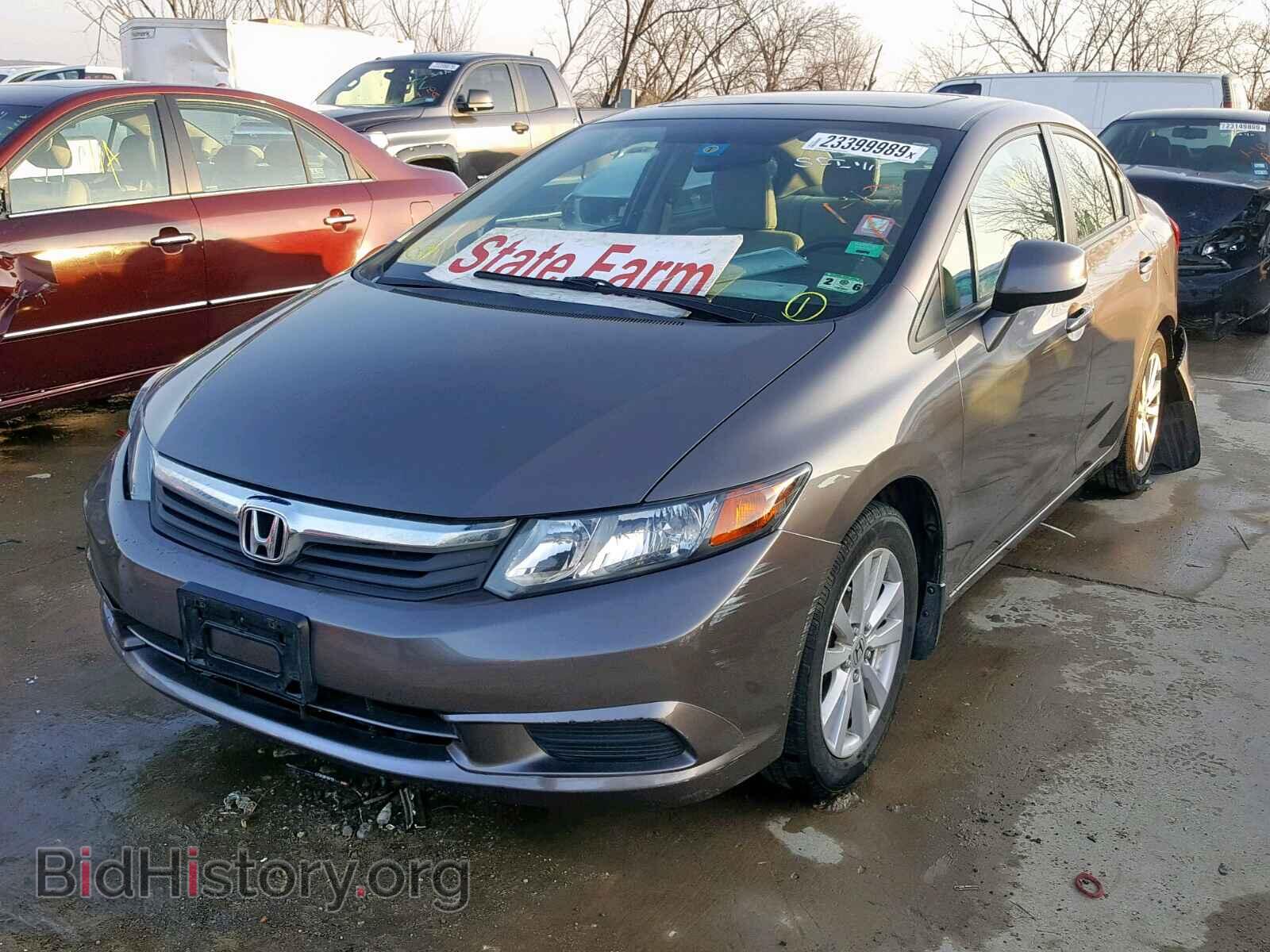 2012 HONDA CIVIC - VIN: 2HGFB2F83CH601160 - Фото 2