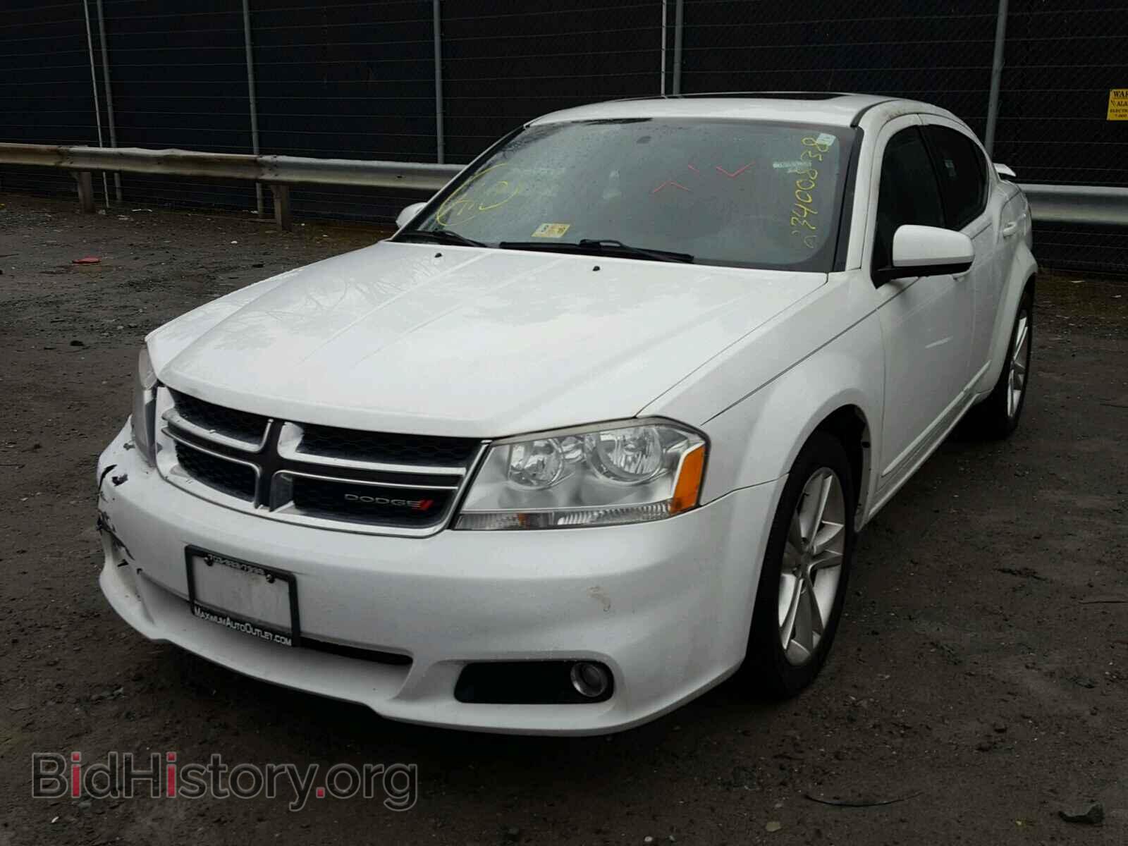 2012 DODGE AVENGER - VIN: 1C3CDZEGXCN293543 - Фото 2