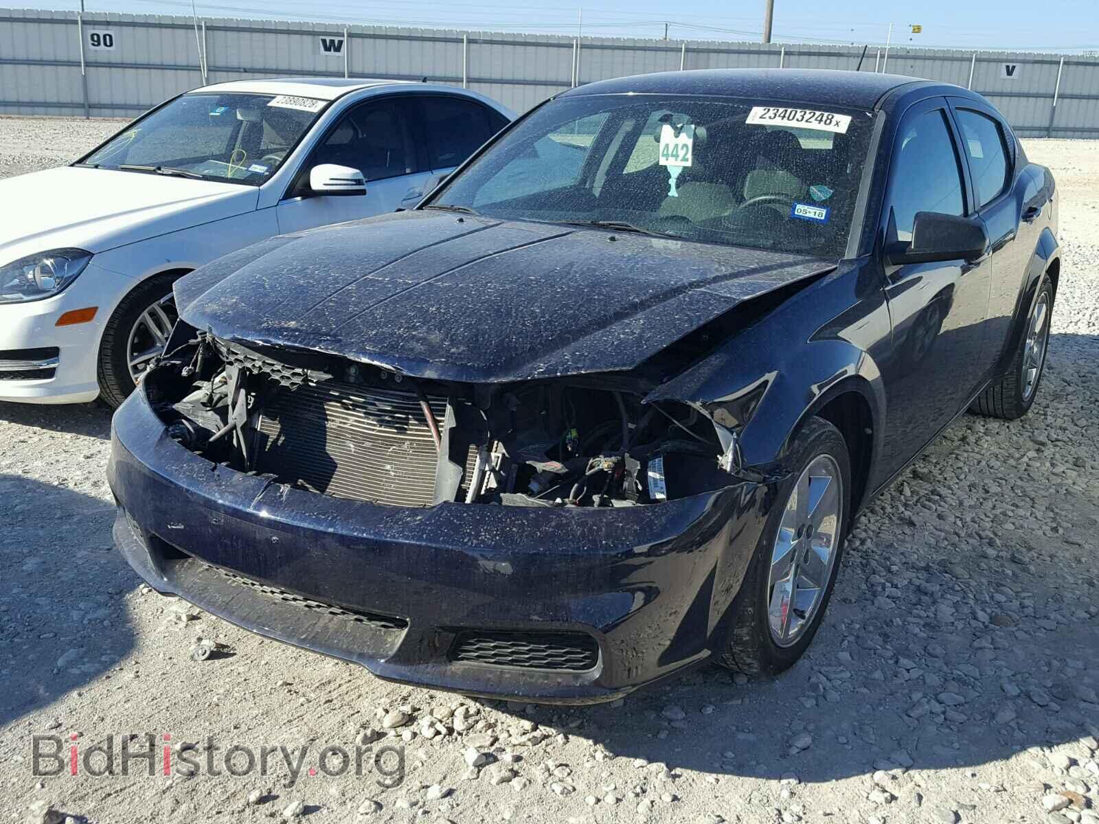 2013 DODGE AVENGER - VIN: 1C3CDZABXDN731425 - Фото 2