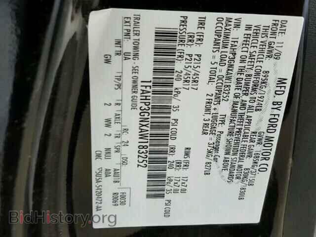2010 FORD FOCUS - VIN: 1FAHP3GNXAW183252 - Photo 10