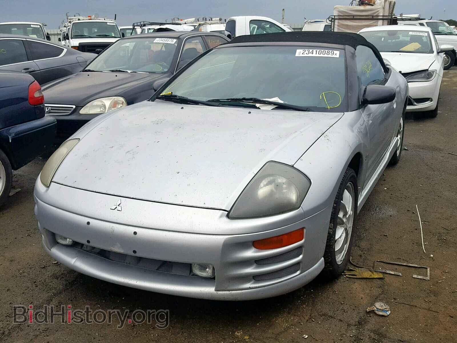 2002 MITSUBISHI ECLIPSE - VIN: 4A3AE85H22E000314 - Фото 2
