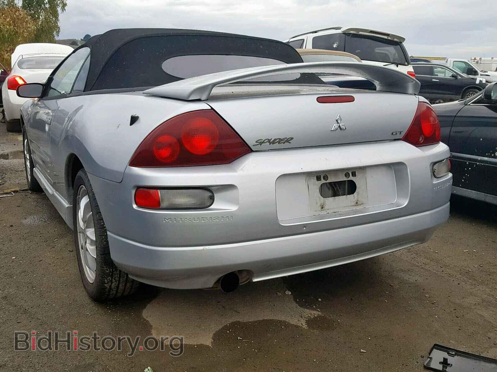 2002 MITSUBISHI ECLIPSE - VIN: 4A3AE85H22E000314 - Фото 3