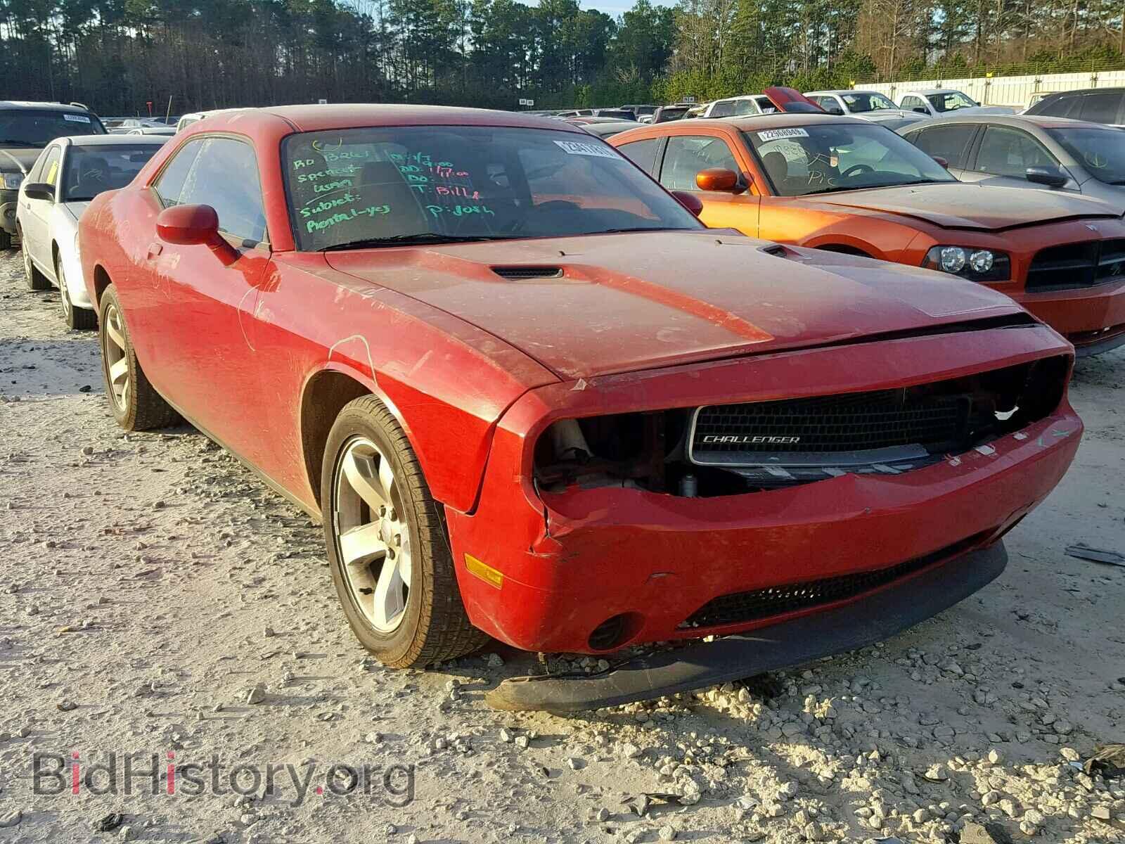 Photo 2C3CDYAG1CH167662 - DODGE CHALLENGER 2012