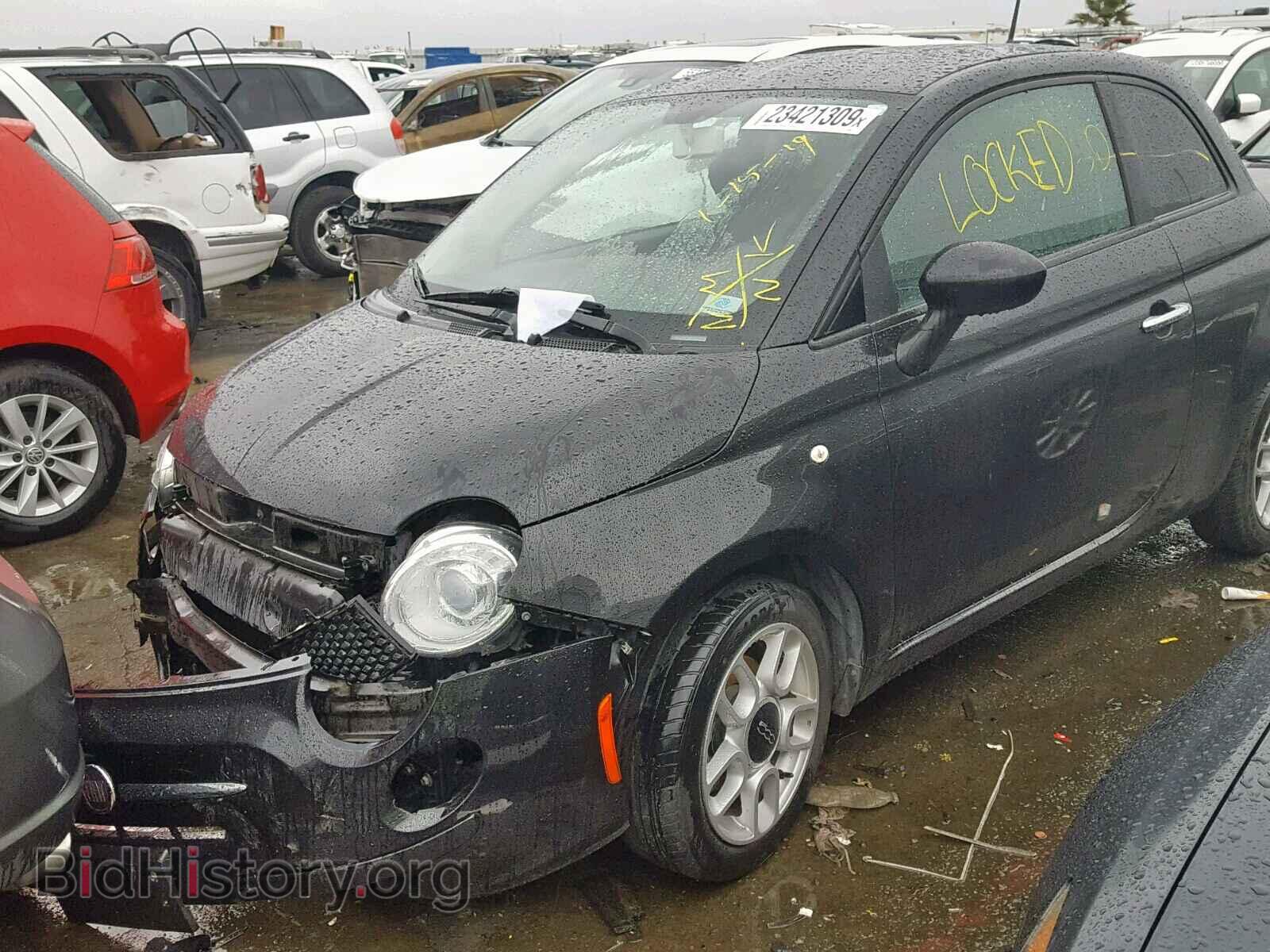 2013 FIAT 500 - VIN: 3C3CFFAR2DT548283 - Фото 2