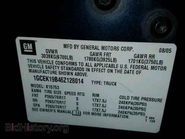 2006 CHEVROLET SILVERADO - VIN: 1GCEK19B46Z128014 - Photo 10