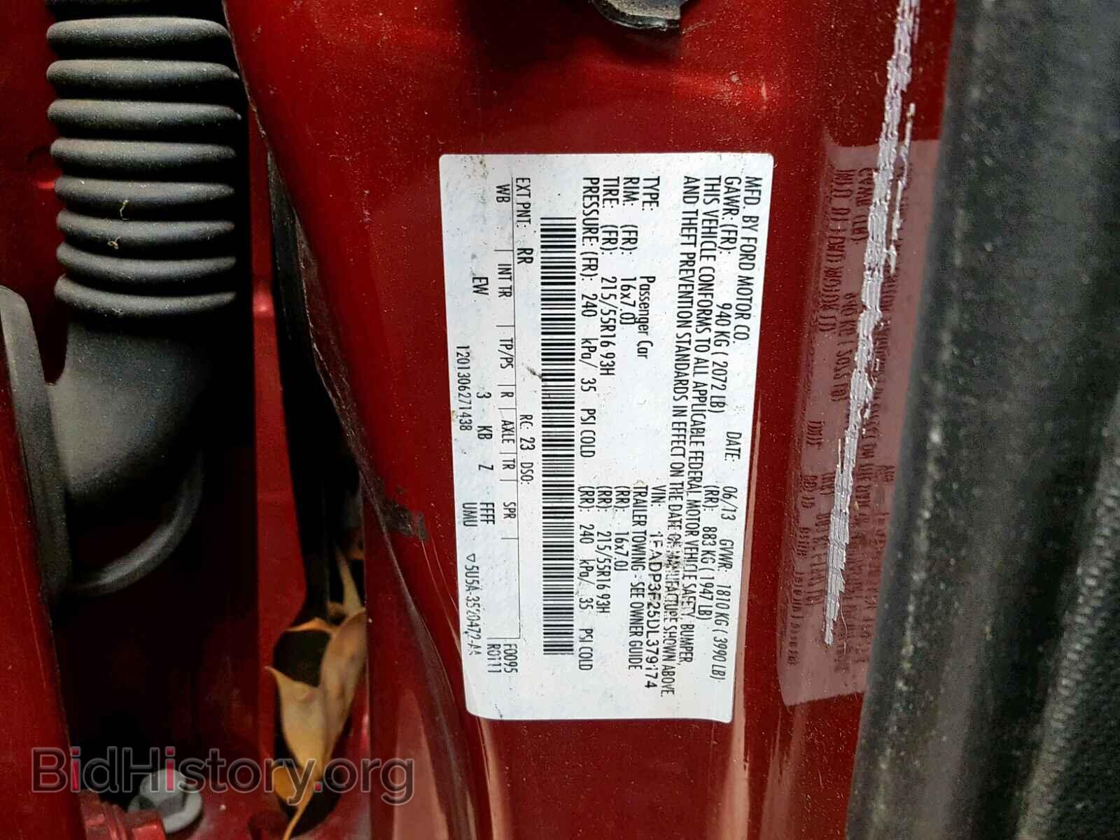 2013 FORD FOCUS SE - VIN: 1FADP3F25DL379174 - Фото 10