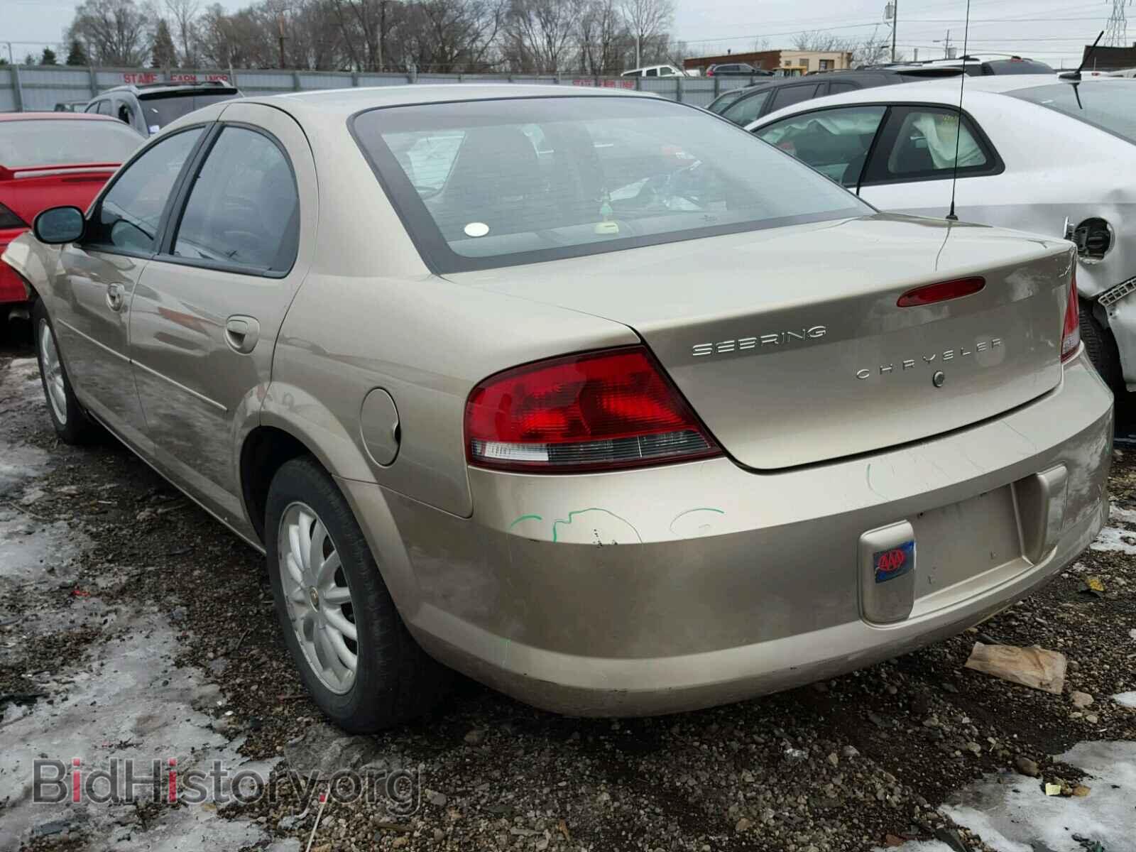 2003 CHRYSLER SEBRING - VIN: 1C3EL46X23N556914 - Фото 3