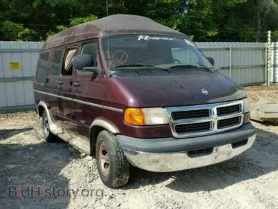 2002 Dodge RAM VAN RAM Van B1, фиолетовый — VIN 2B6HB11X02K132924, Copart