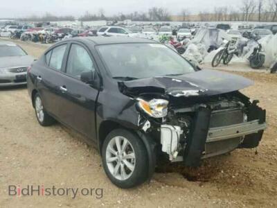 2014 Nissan VERSA Versa S/S, black — VIN 3N1CN7AP2EL831855, Copart