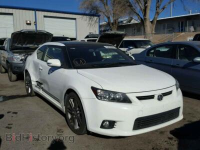 2013 Toyota SCION Scion TC, white — VIN JTKJF5C72D3066068, Copart