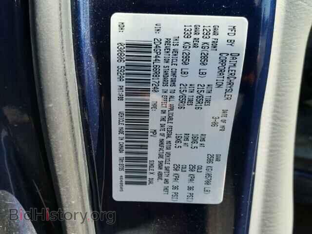 2006 DODGE CARAVAN - VIN: 2D4GP44L66R817240 - Фото 10