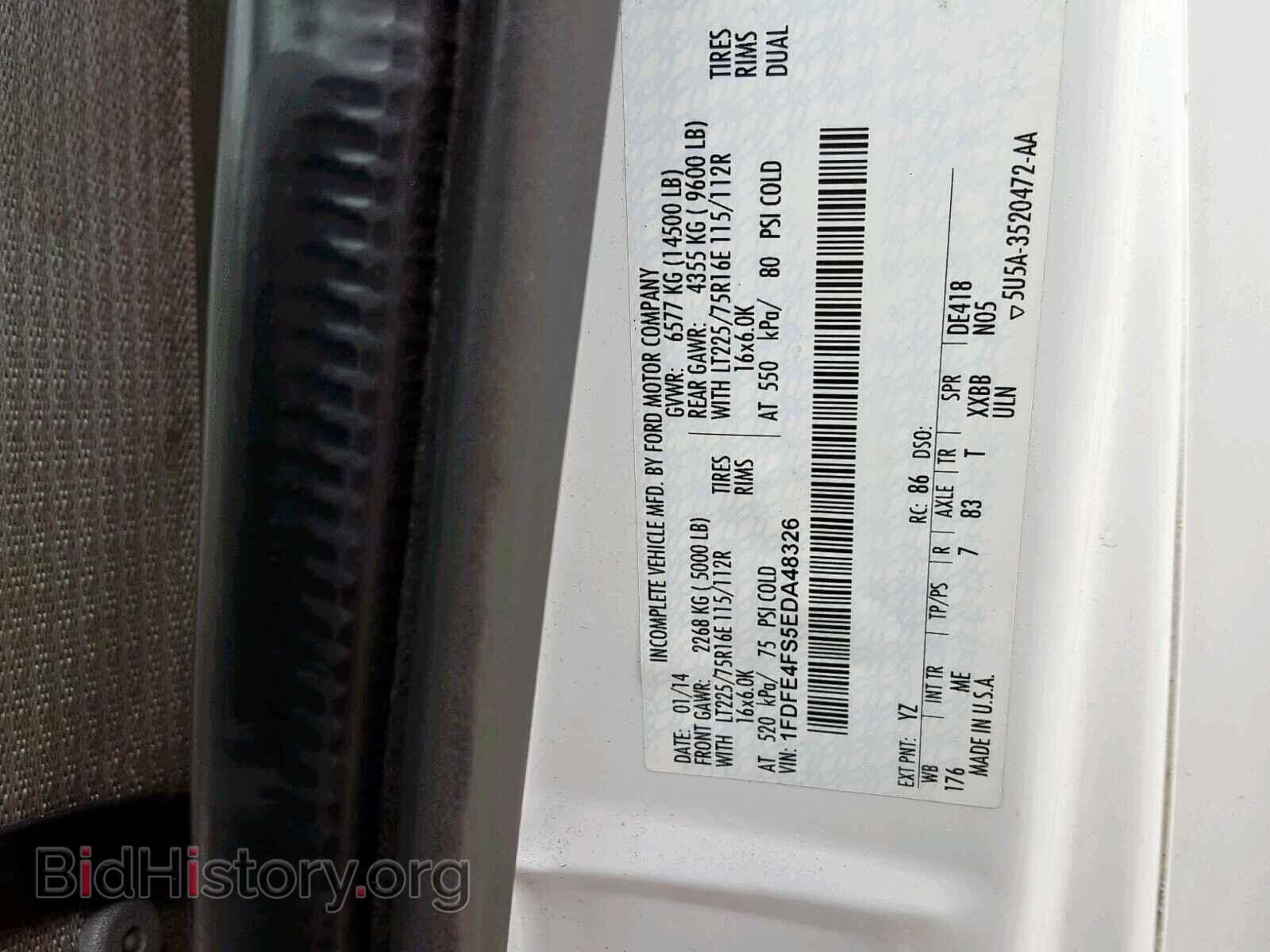 2014 FORD ECONOLINE - VIN: 1FDFE4FS5EDA48326 - Photo 10