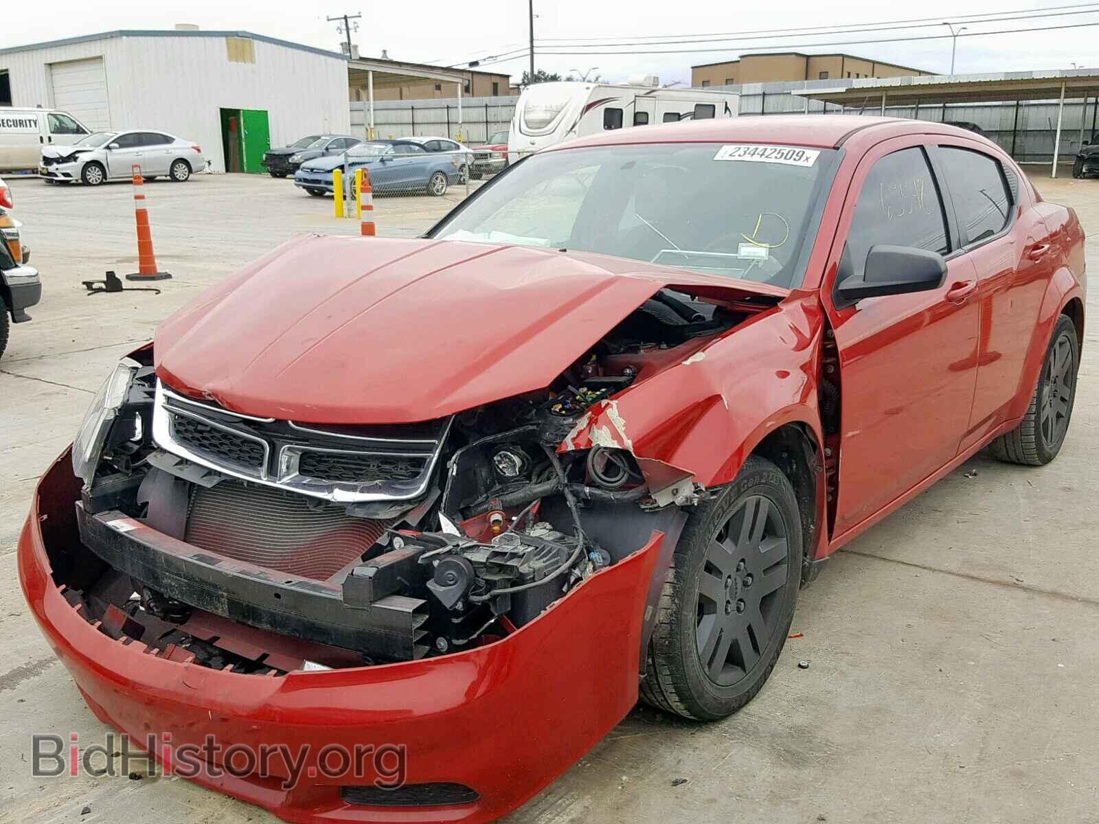 2014 DODGE AVENGER - VIN: 1C3CDZAB4EN224828 - Фото 2