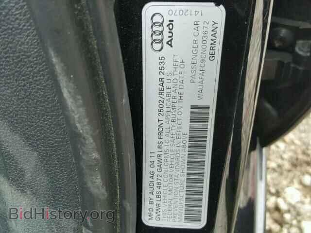2012 AUDI A6 - VIN: WAUAFAFC9CN003672 - Photo 10