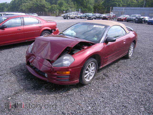 2001 MITSUBISHI ECLIPSE - VIN: 4A3AE45G91E220032 - Фото 2