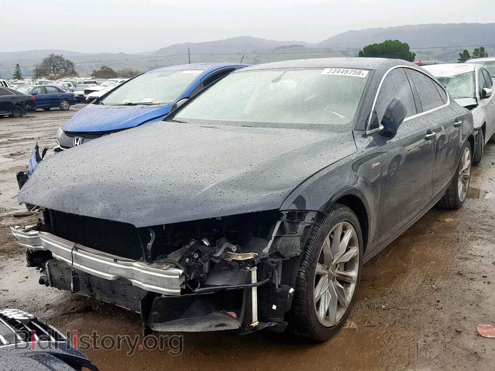 2014 AUDI A7 - VIN: WAUWGAFC8EN149583 - Фото 2