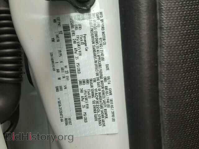 2016 FORD FOCUS - VIN: 1FADP3E22GL376593 - Фото 10
