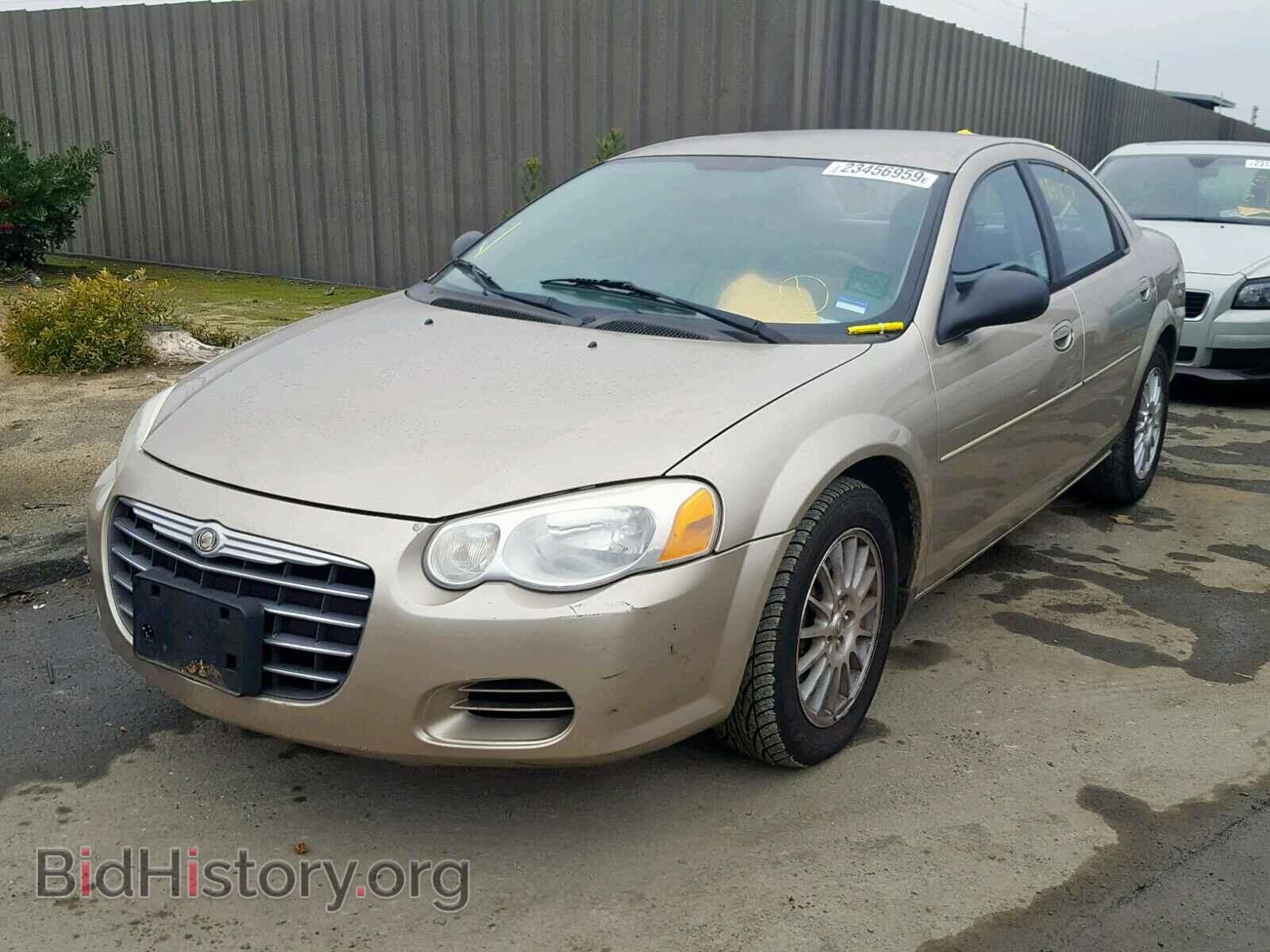 2004 CHRYSLER SEBRING - VIN: 1C3EL46J04N319092 - Фото 2