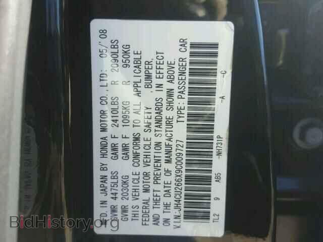 2009 ACURA TSX - VIN: JH4CU266X9C009727 - Фото 10