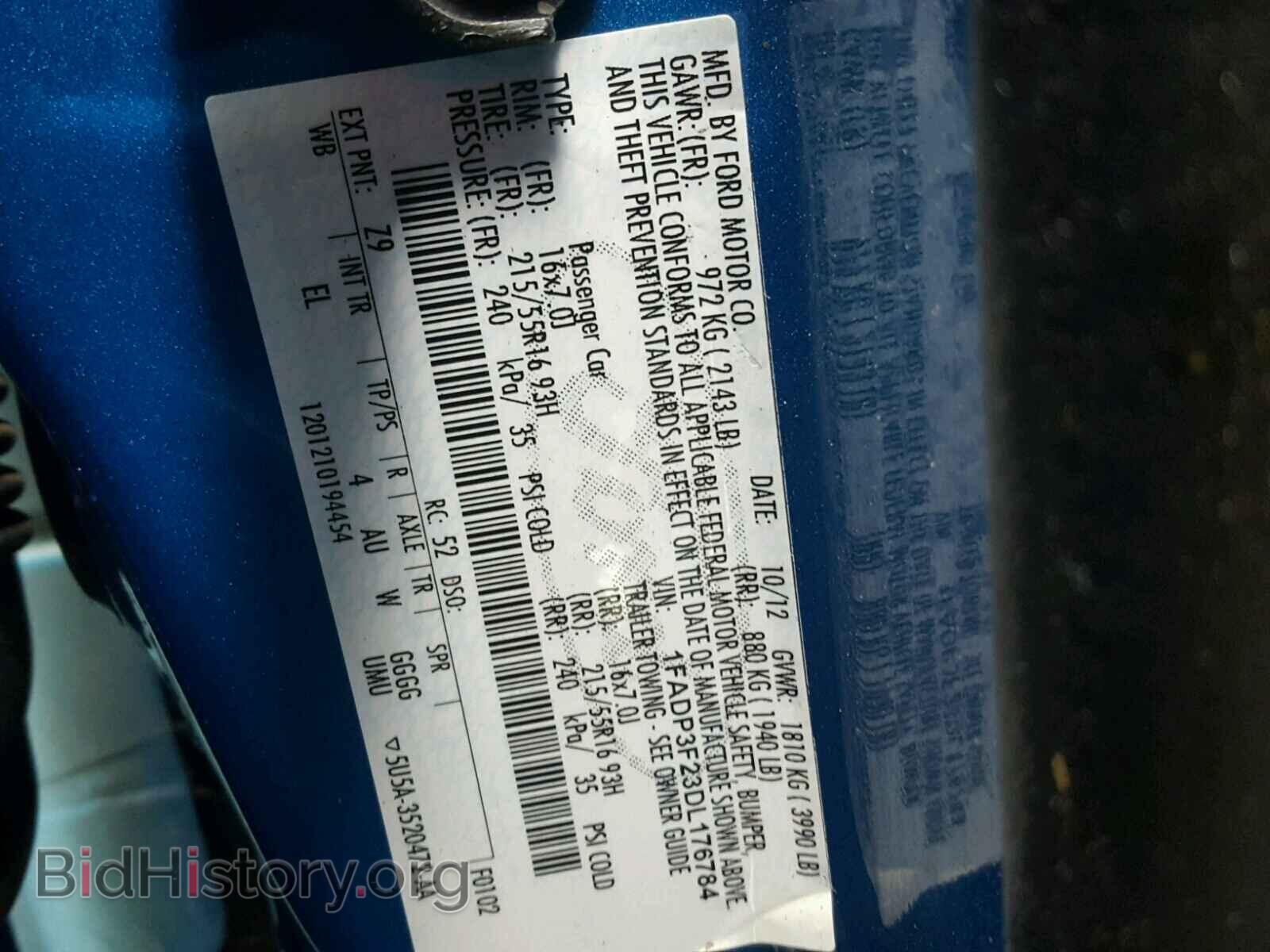 2013 FORD FOCUS - VIN: 1FADP3F23DL176784 - Photo 10