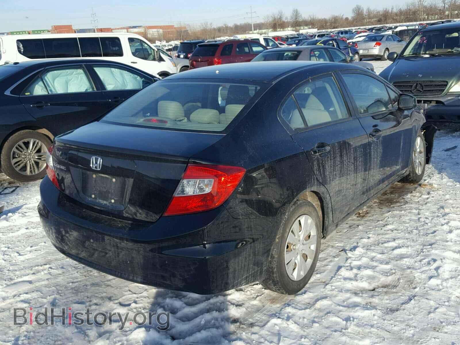 2012 HONDA CIVIC - VIN: 19XFB2F54CE039687 - Фото 4