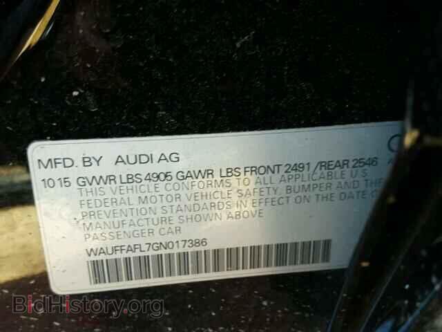 2016 AUDI A4 - VIN: WAUFFAFL7GN017386 - Фото 10