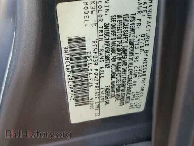 2011 NISSAN VERSA - VIN: 3N1BC1APXBL389742 - Photo 10