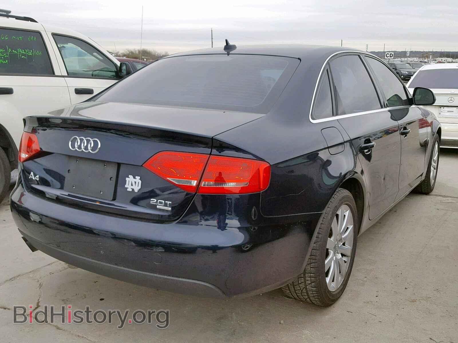 2009 AUDI A4 - VIN: WAUSF78K69N036780 - Фото 4