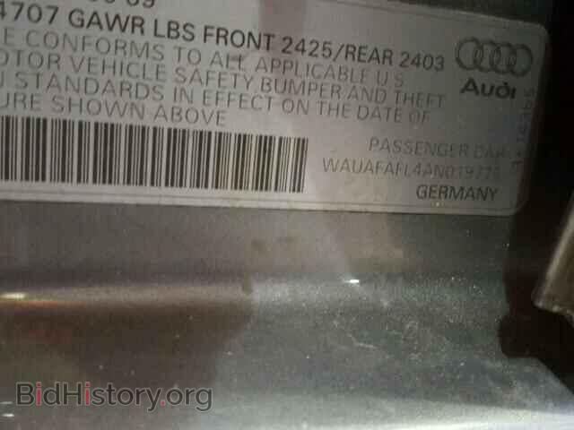 2010 AUDI A4 - VIN: WAUAFAFL4AN019775 - Фото 10