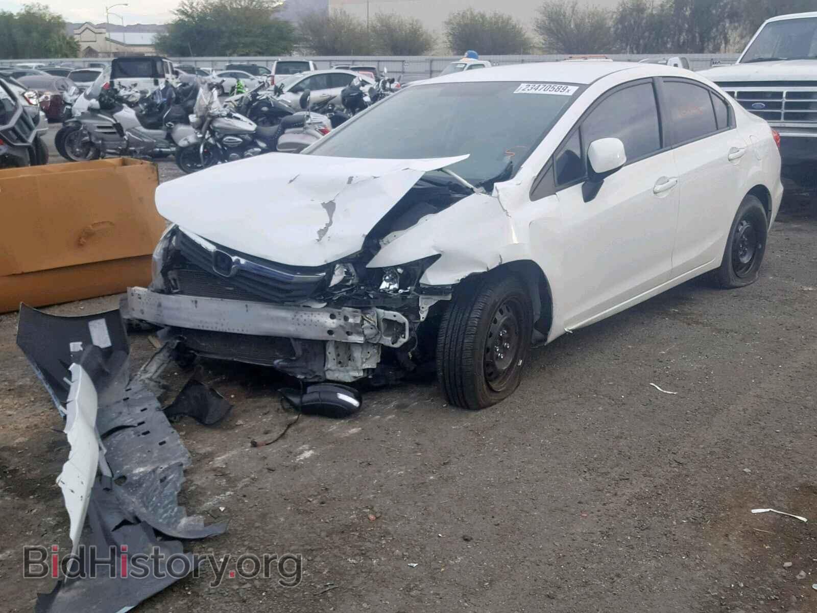 2012 HONDA CIVIC LX - VIN: 2HGFB2F50CH565854 - Фото 2