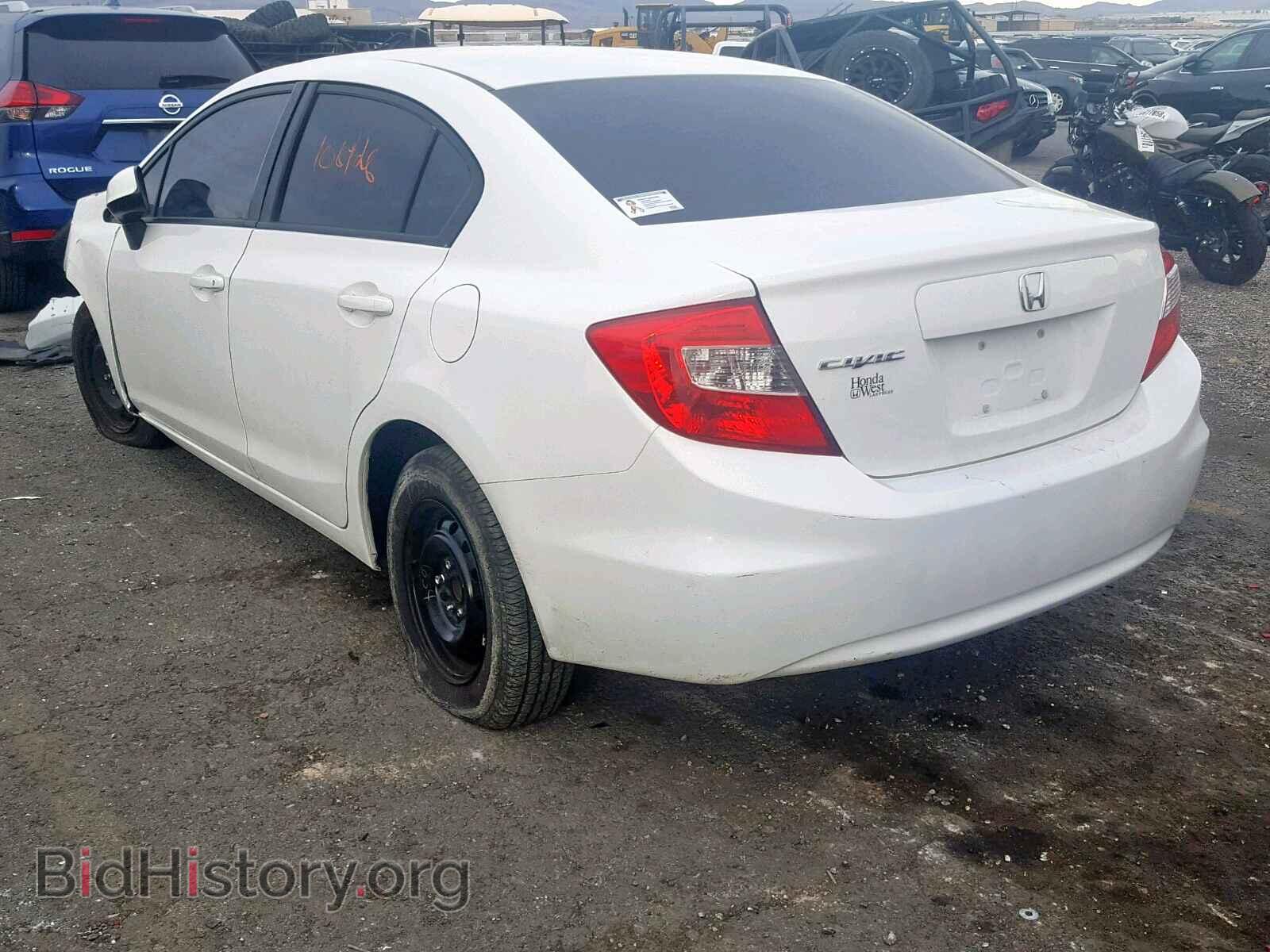 2012 HONDA CIVIC LX - VIN: 2HGFB2F50CH565854 - Фото 3