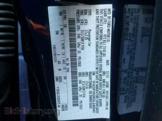 2016 FORD FOCUS - VIN: 1FADP3N26GL245943 - Фото 10