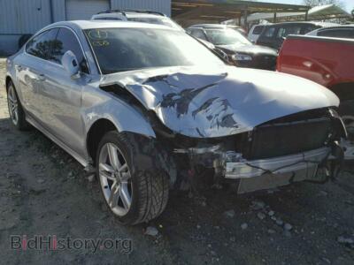 2012 Audi A7 A7 Prestig, серебристый — VIN WAU3GBFC2CN129786, Copart