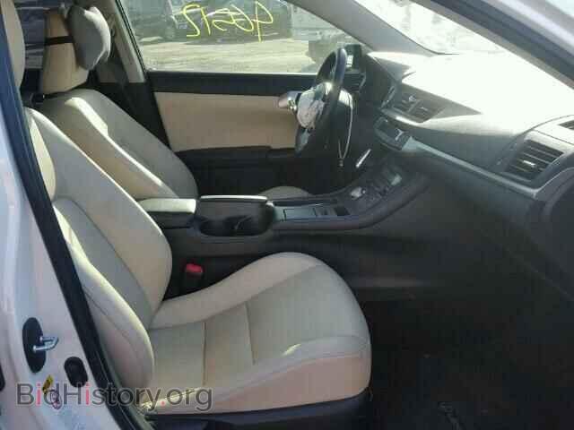 2013 LEXUS CT 200 - VIN: JTHKD5BH4D2135195 - Фото 5