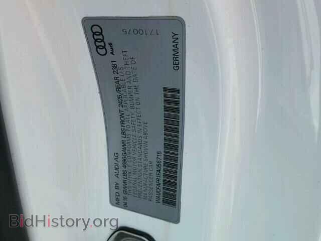 2015 AUDI A5 - VIN: WAUCFAFR1FA056715 - Фото 10