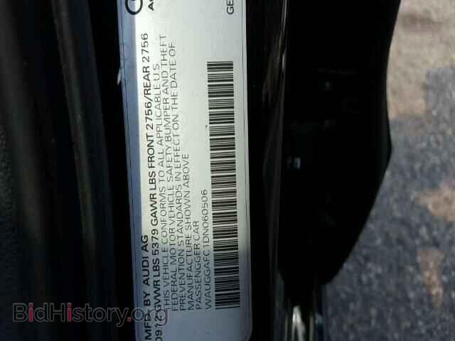 2013 AUDI A6 - VIN: WAUGGAFC1DN060506 - Фото 10