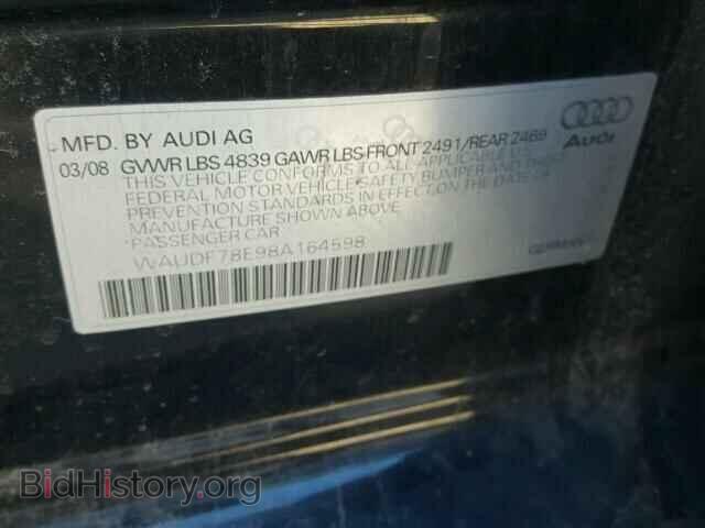 2008 AUDI A4 - VIN: WAUDF78E98A164598 - Photo 10